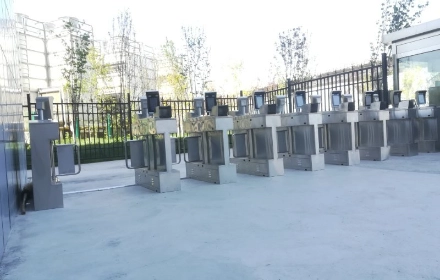 Porte d’accès pour la zone de production