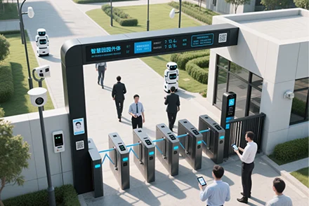 Porte battante pour piétons extérieurs