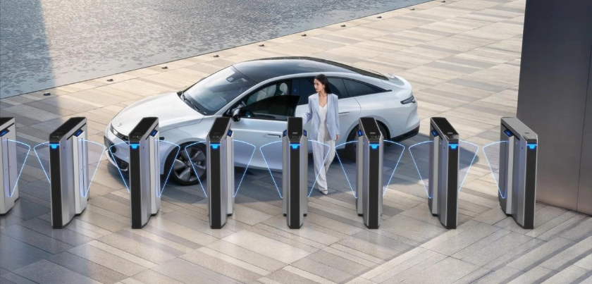 Portail anti-pincement