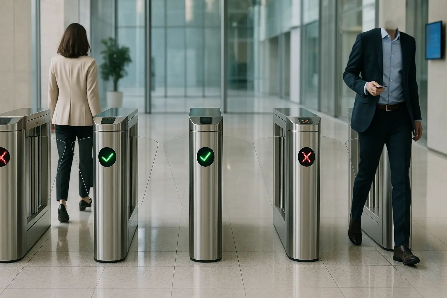 Porte de vitesse bidirectionnelle