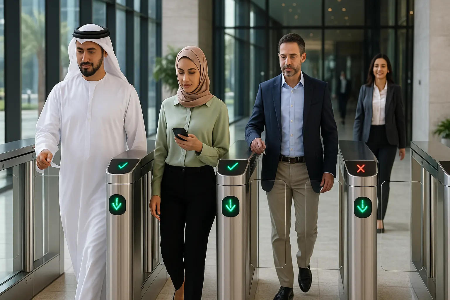 Porte rapide d’accès rapide au Moyen-Orient