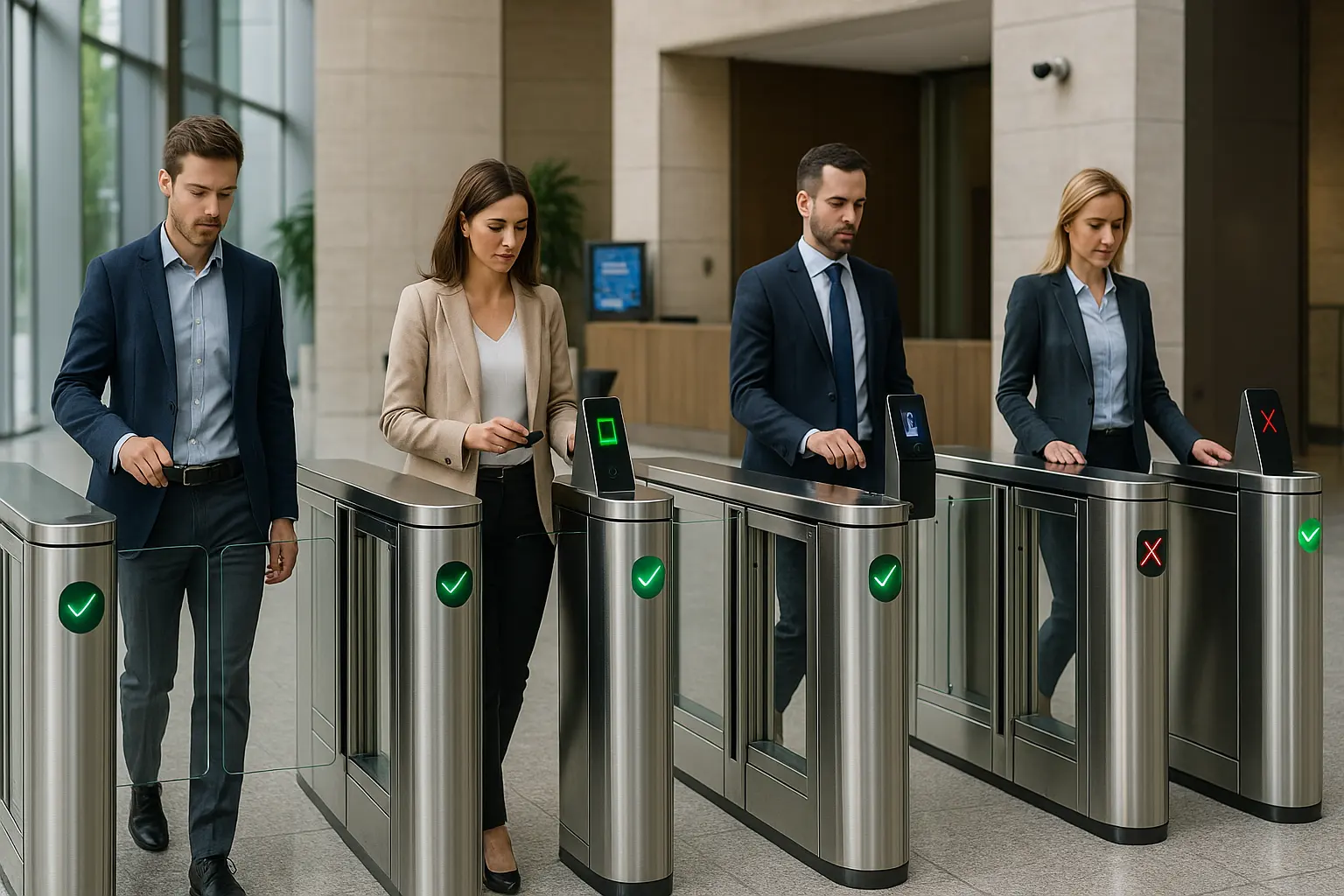 Contrôle d’accès au tourniquet de la porte de vitesse au Royaume-Uni