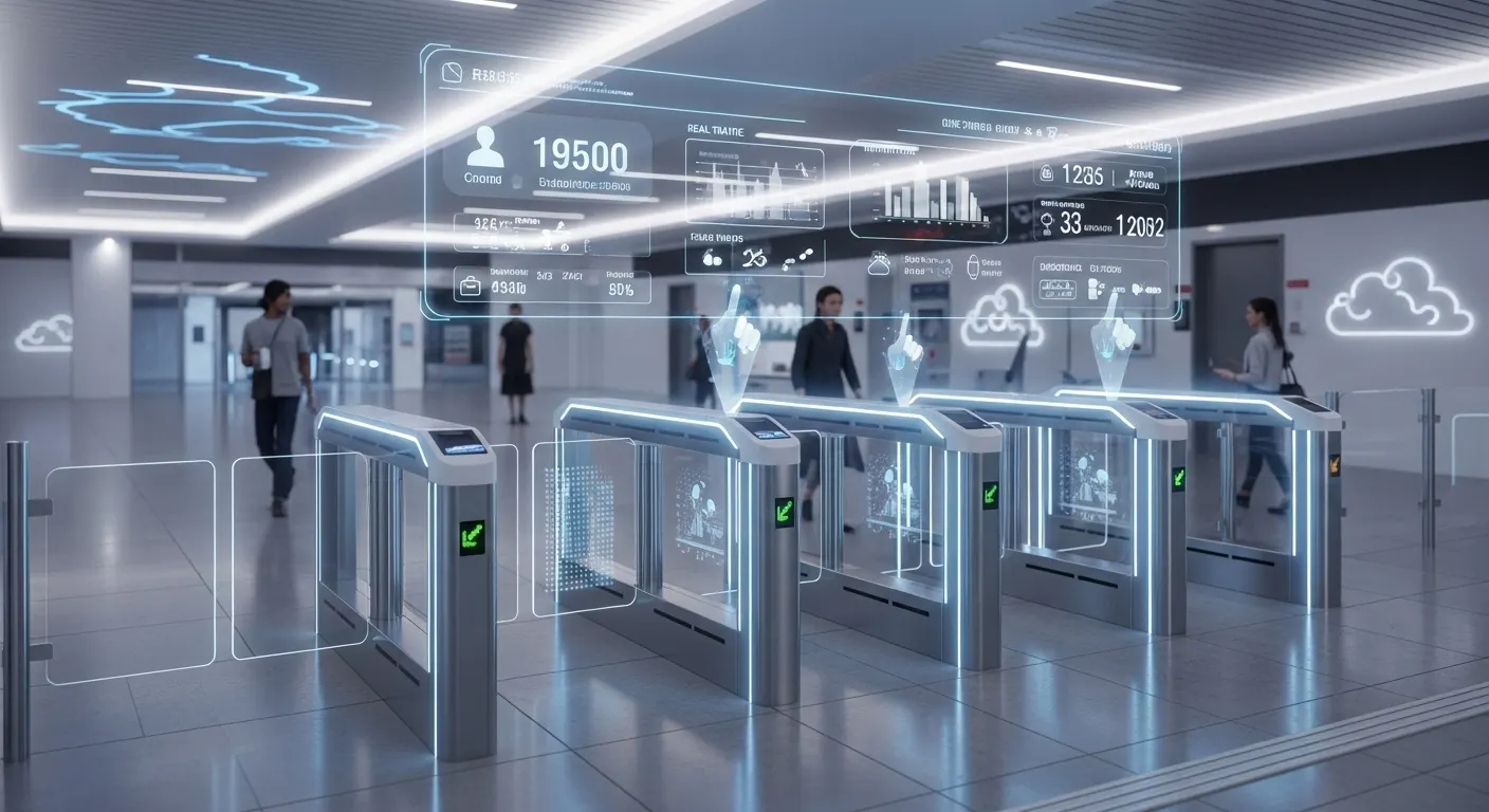 Portail de tourniquets basé sur le cloud