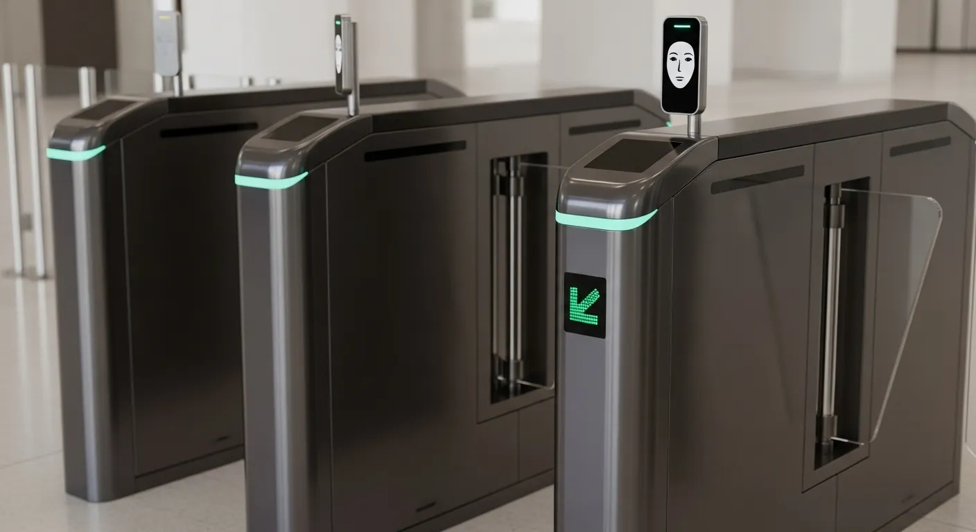 Reconnaissance faciale Portails de Vitesse de Cuisson de la Peinture