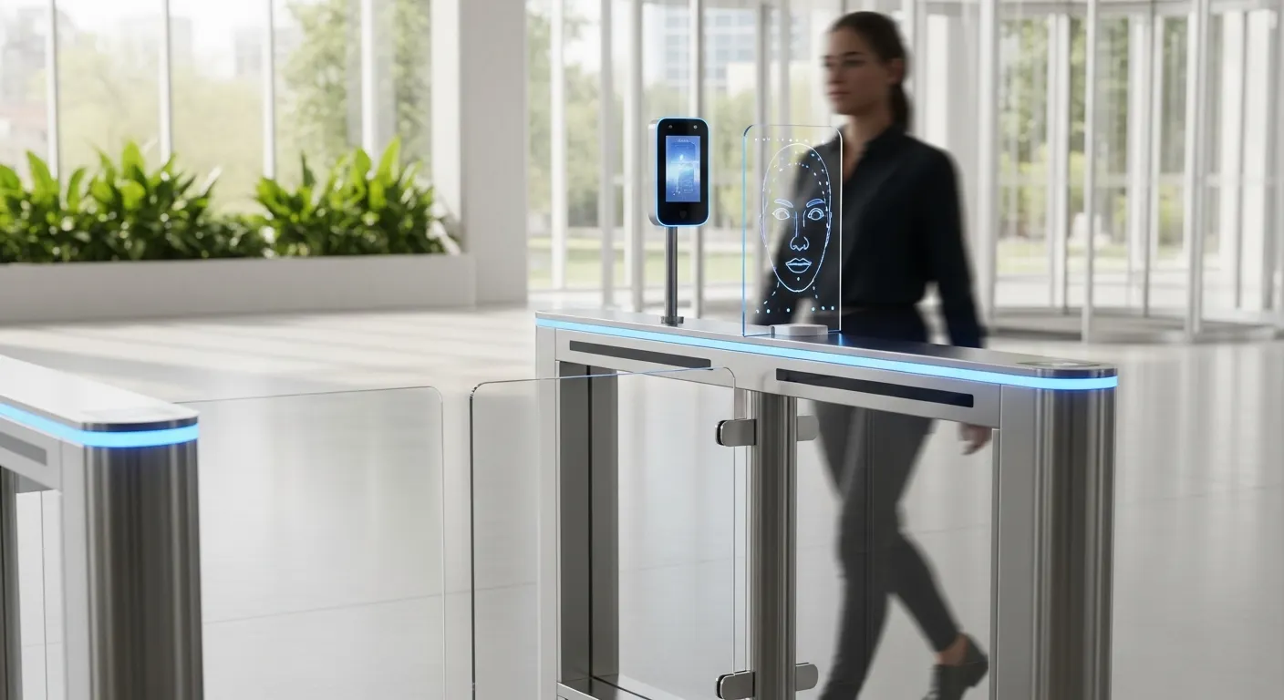 Reconnaissance faciale Porte d’accès piétonnier