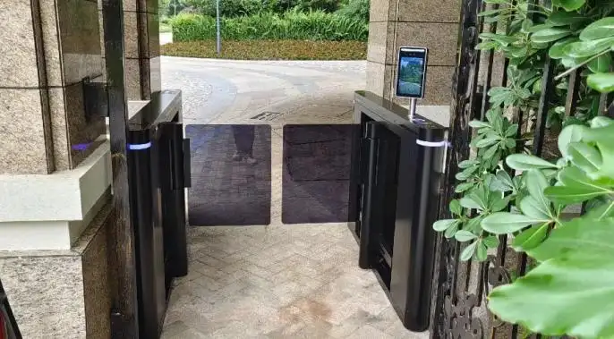 Porte de tourniquet à empreintes digitales