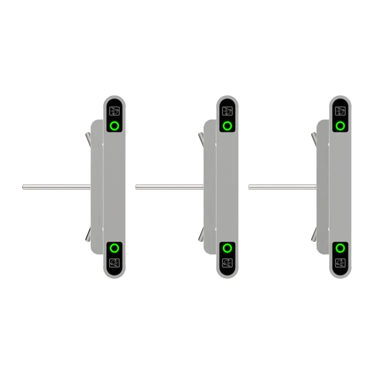 Système de contrôle d’accès à tourniquets trépied pour l’entrée en usine