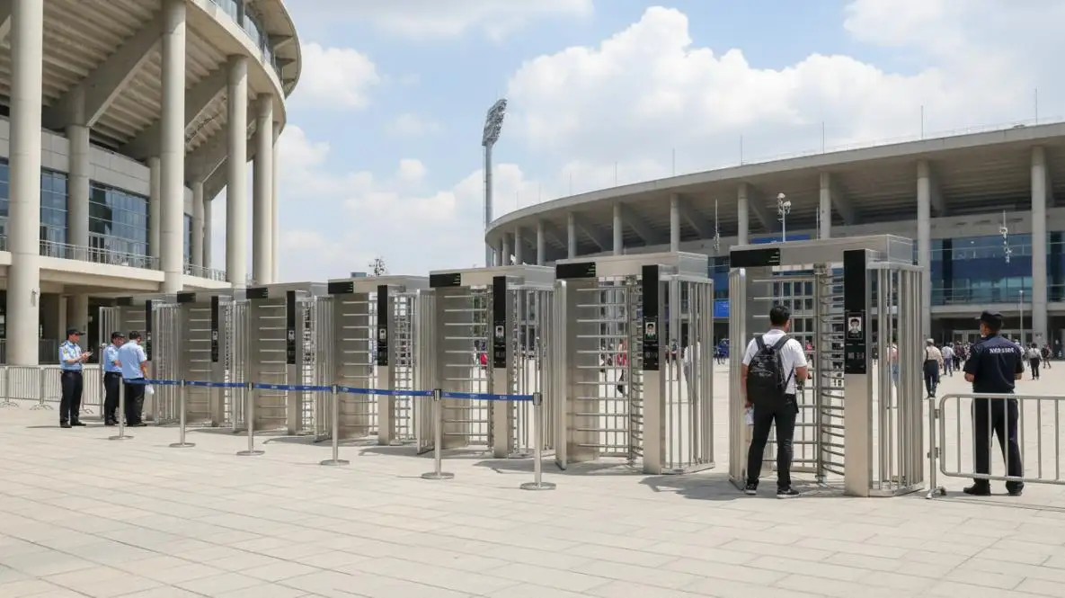 Systèmes de tourniquets pleine hauteur pour la sécurité des stades