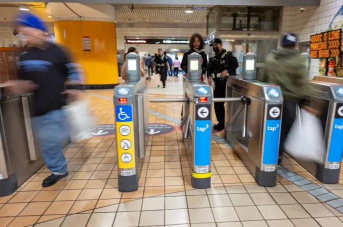 Porte piétonne de tourniquets Fournisseur pour stations de métro