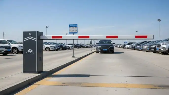 Système de barrière de stationnement intelligente