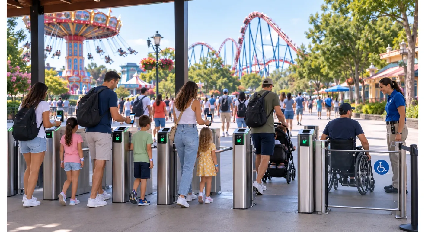 Fournisseur de tourniquets pour parcs d’attractions